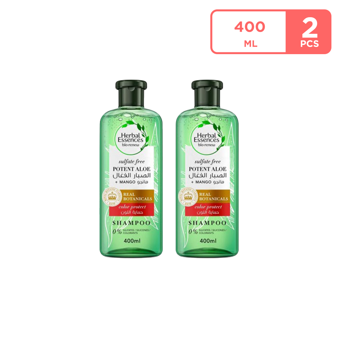 Herbal Essences Aloe Vera+ Mango Shampoo 2 x 400 ML