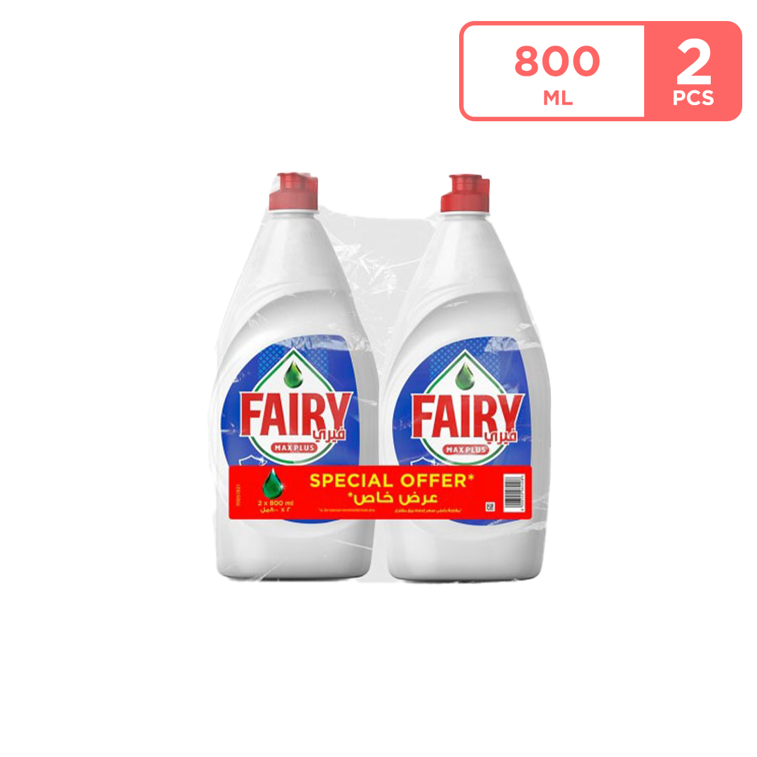 Fairy Max Plus Antibacterial 2X800ML