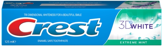 Crest 3D White Fresh Extreme Mint Toothpaste 125 ml