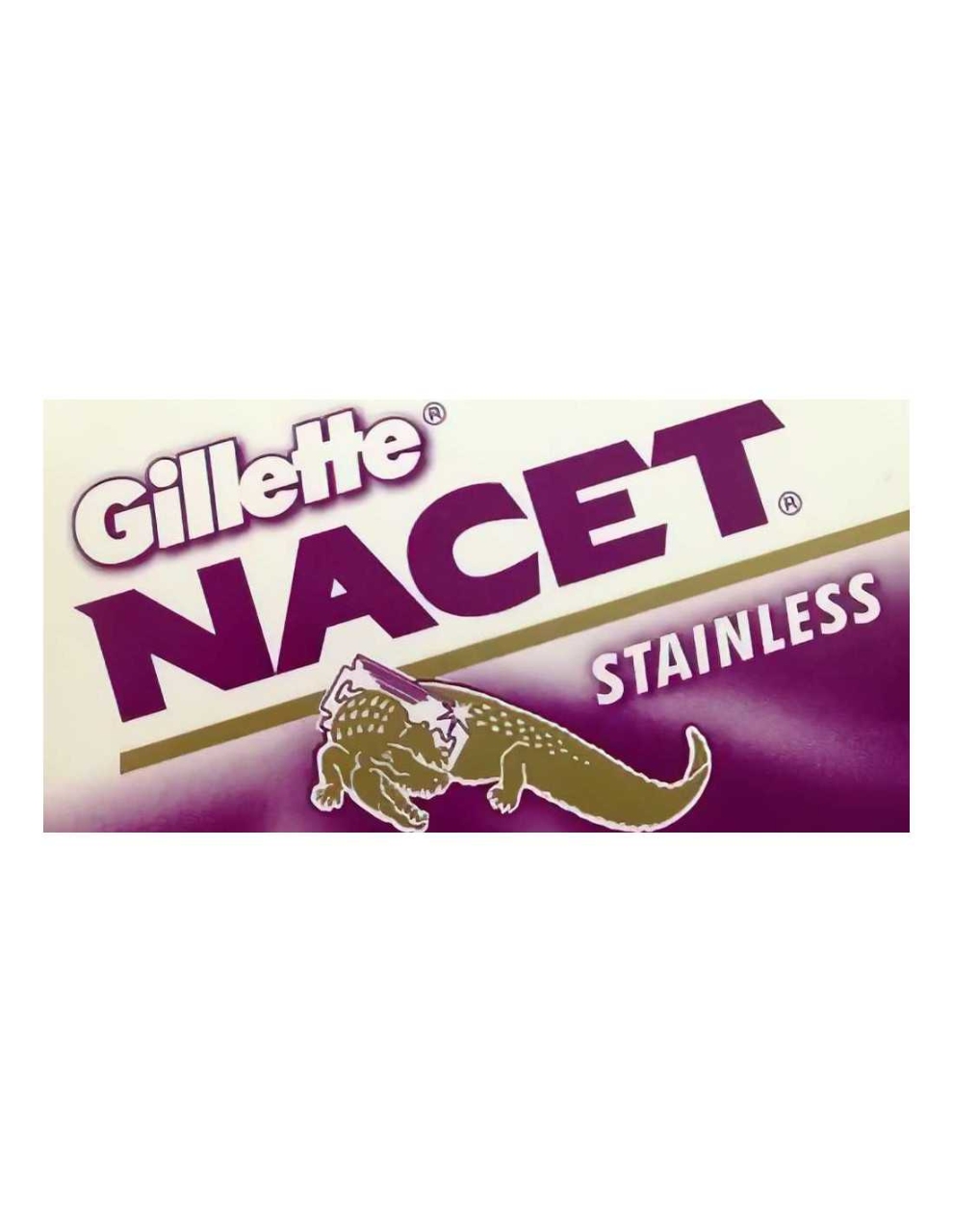 Gillette Nacet Stainless Razor Blades 5 Pieces