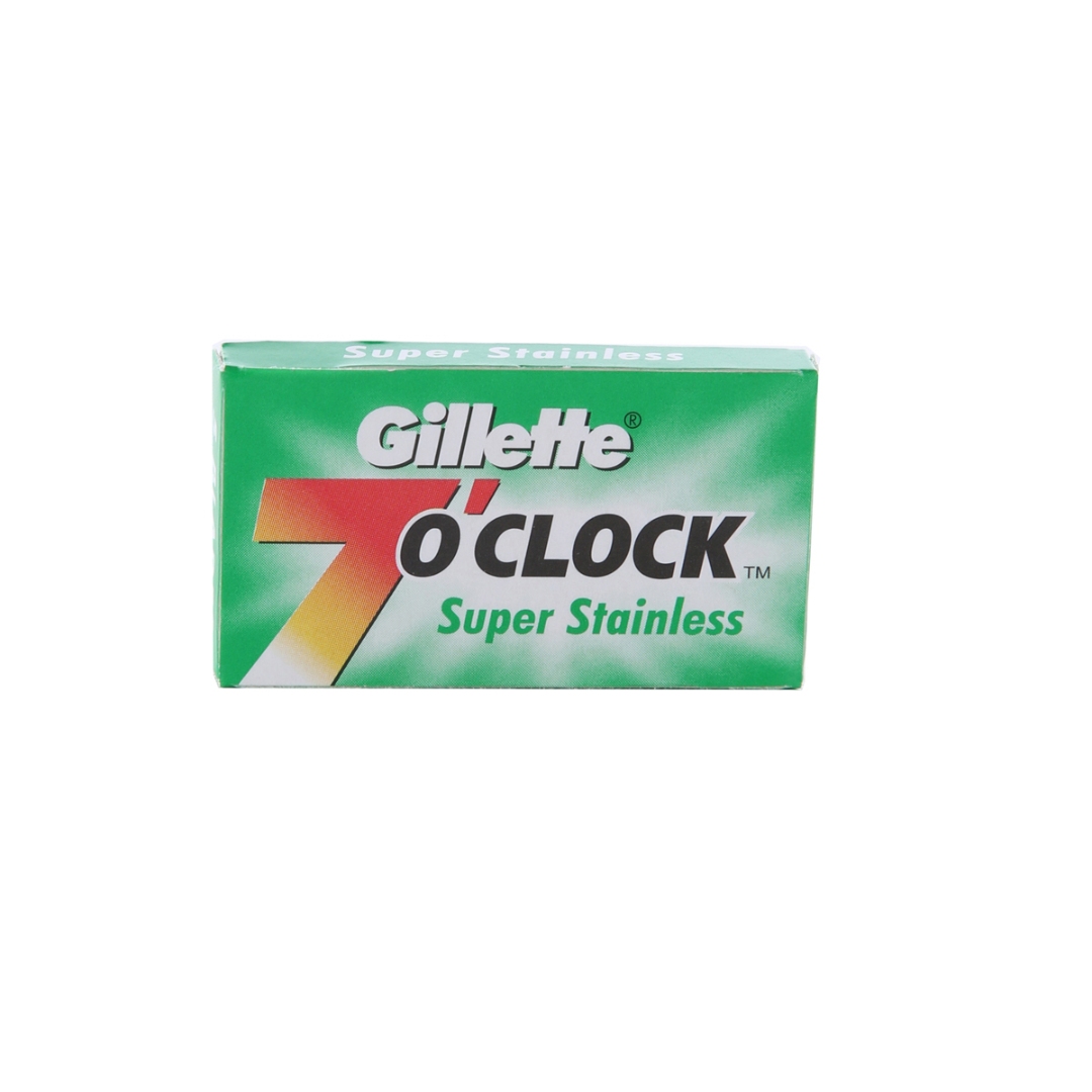 Gillette 7 O'Clock Super Stainless Blade 5 Pieces