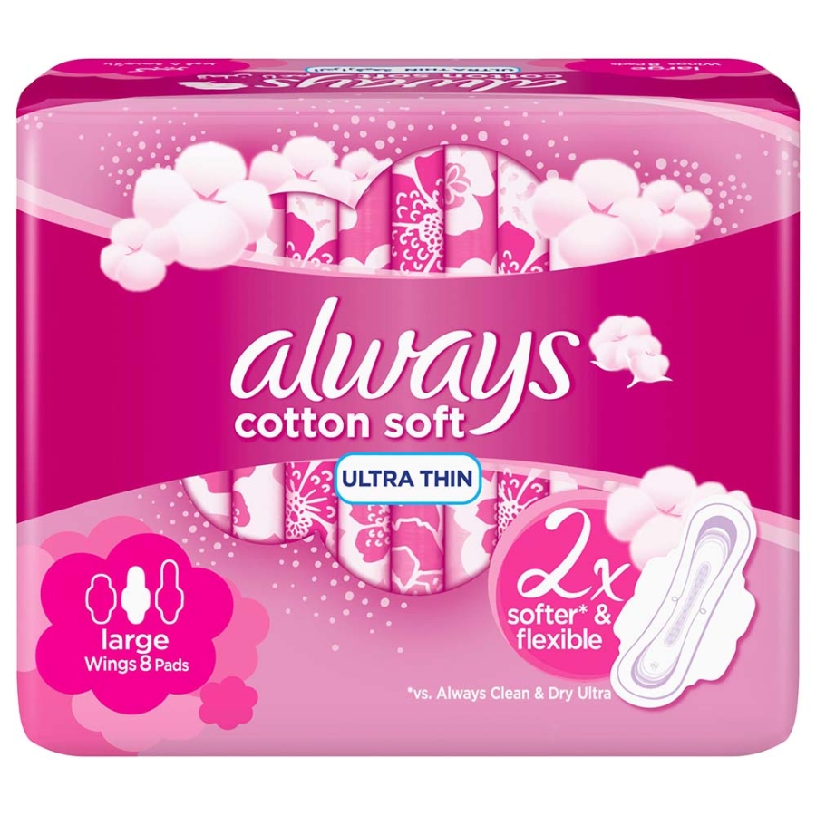 Always Ultra Thin Sensitive Sanitary Pads 8Pieces