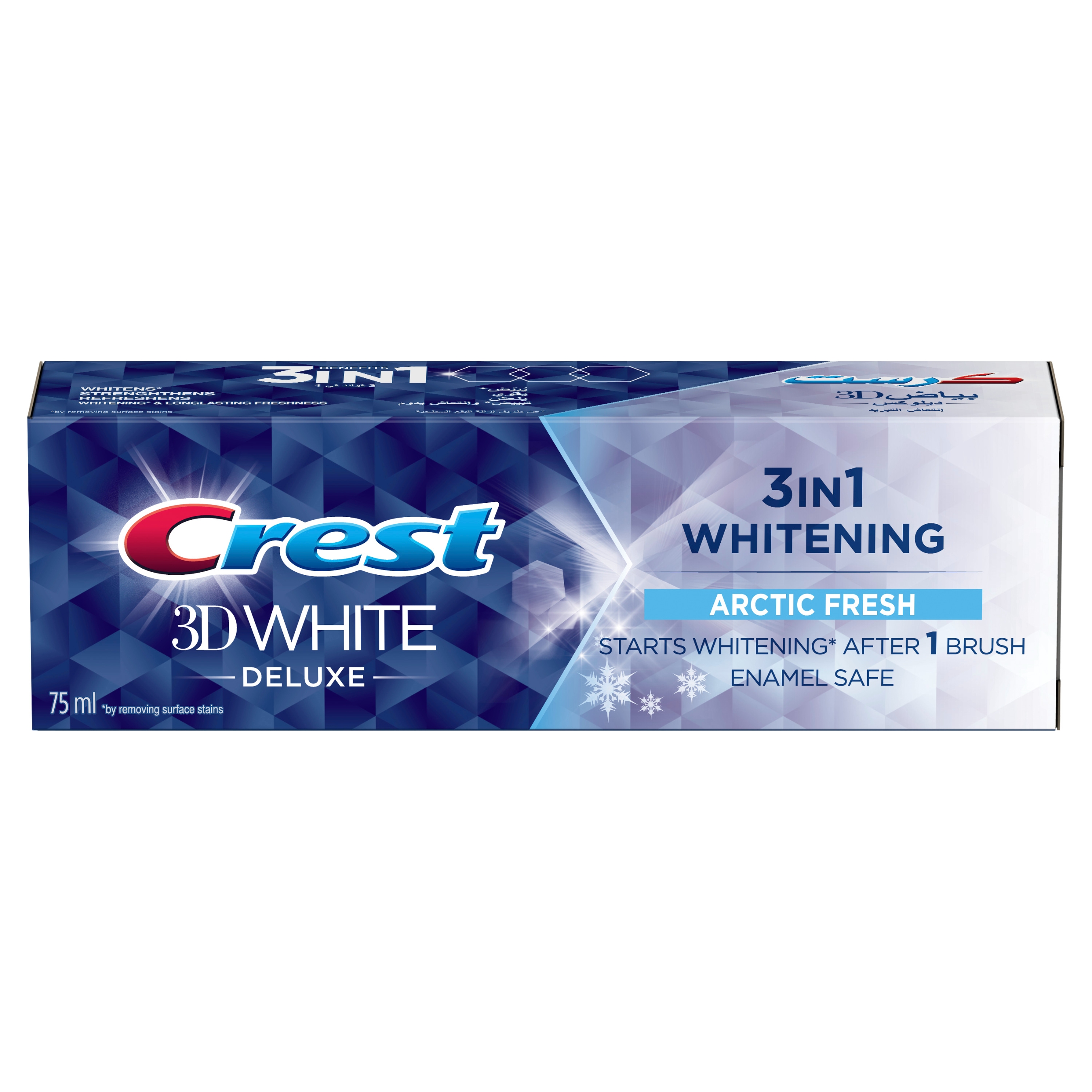 Crest 3D White Deluxe Arctic Fresh Toothpaste 75ml