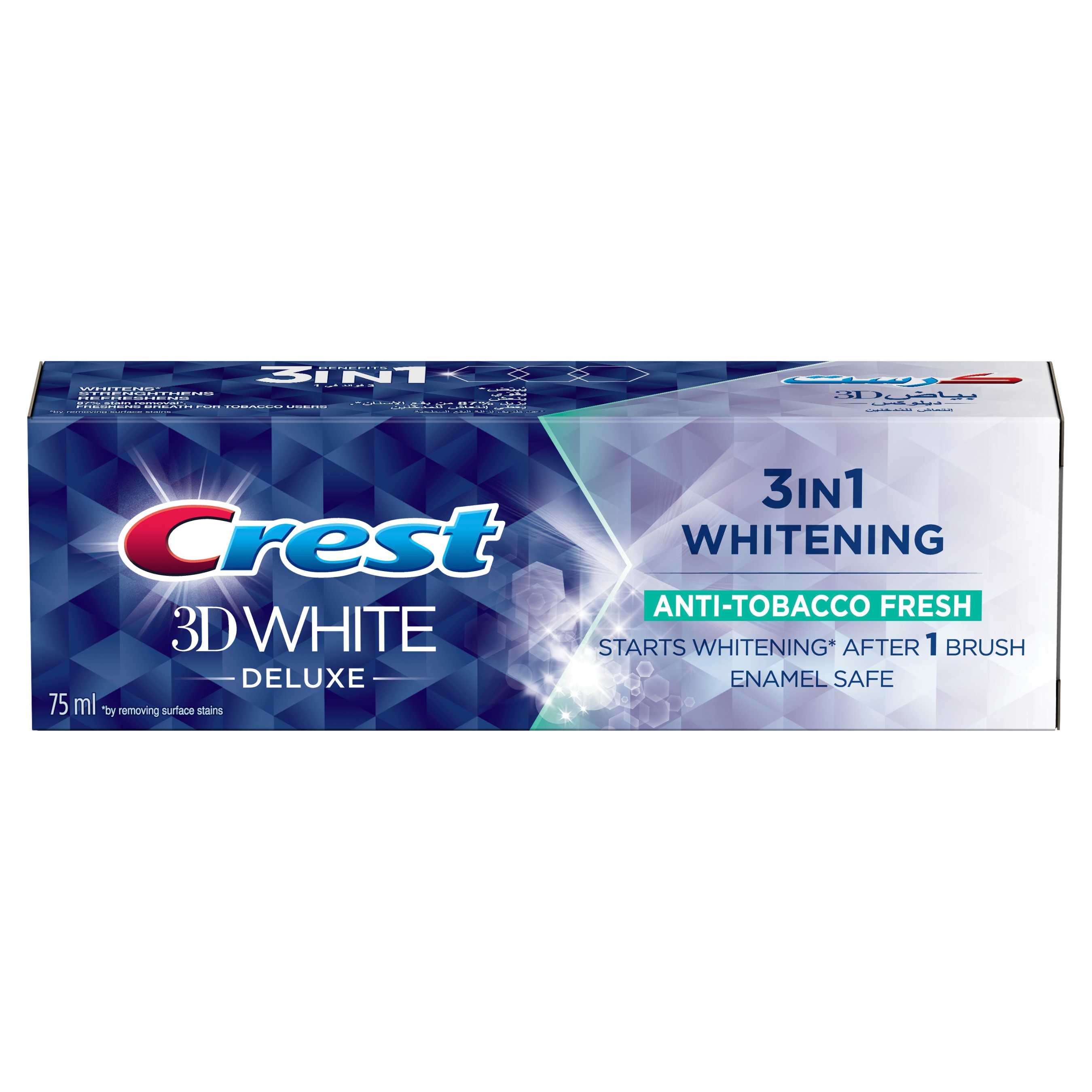 Crest 3D White Deluxe Anti Tobacco Fresh 75 ml