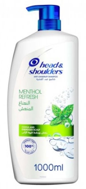 Head & Shoulders Menthol Refresh Shampoo 1 L