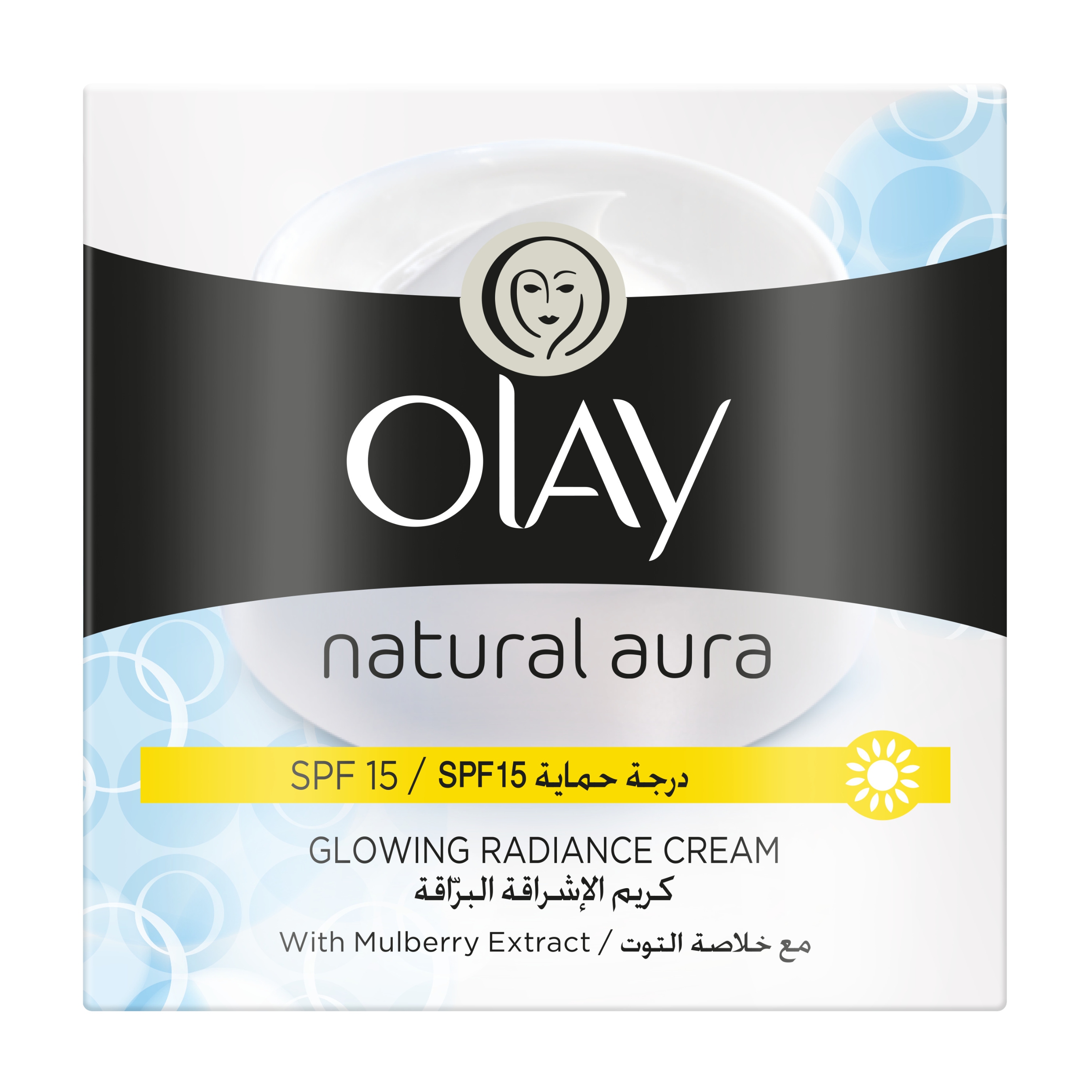 Olay Natural Aura Glowing Radiance Day Cream Spf 15 100 G