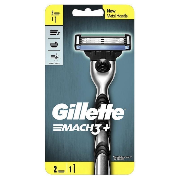 Gillette Mach3 Men'S Razor, Handle & 2 Blade Refill