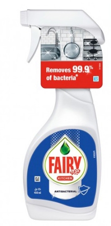 Fairy Antibacterial Dish Wash & Surface Cleaner Spray 450 ML