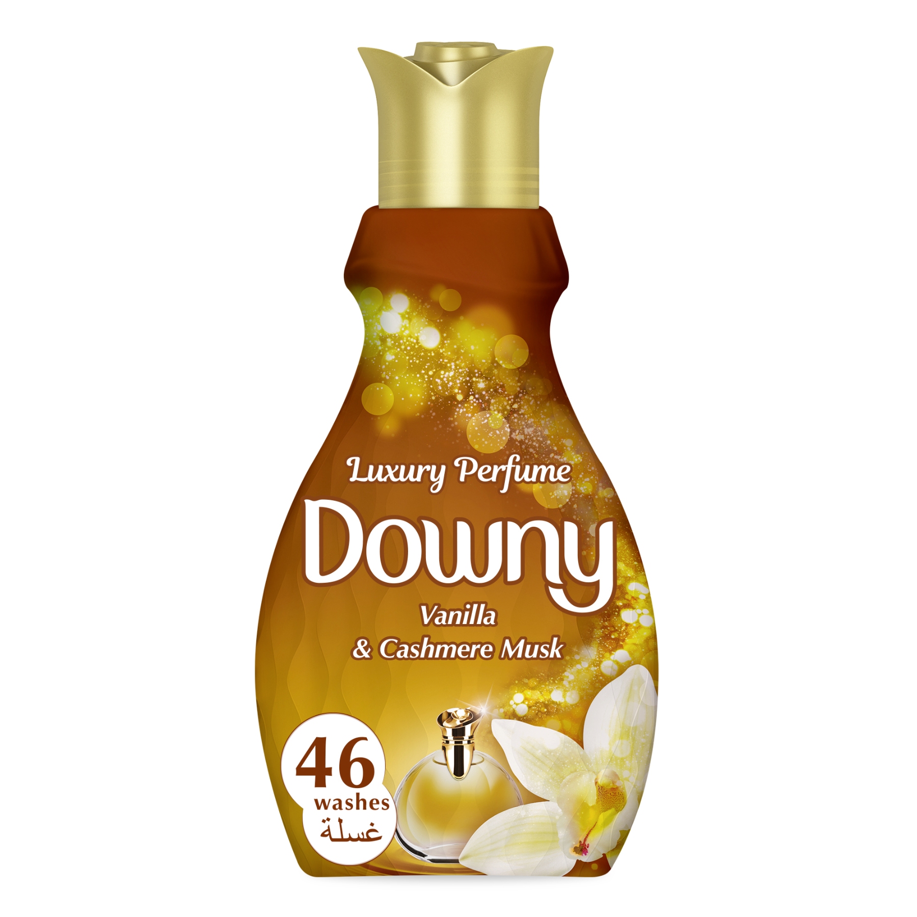 Downy Vanilla & Cashmere Musk Concentrate Fabric Softener 1.84 L