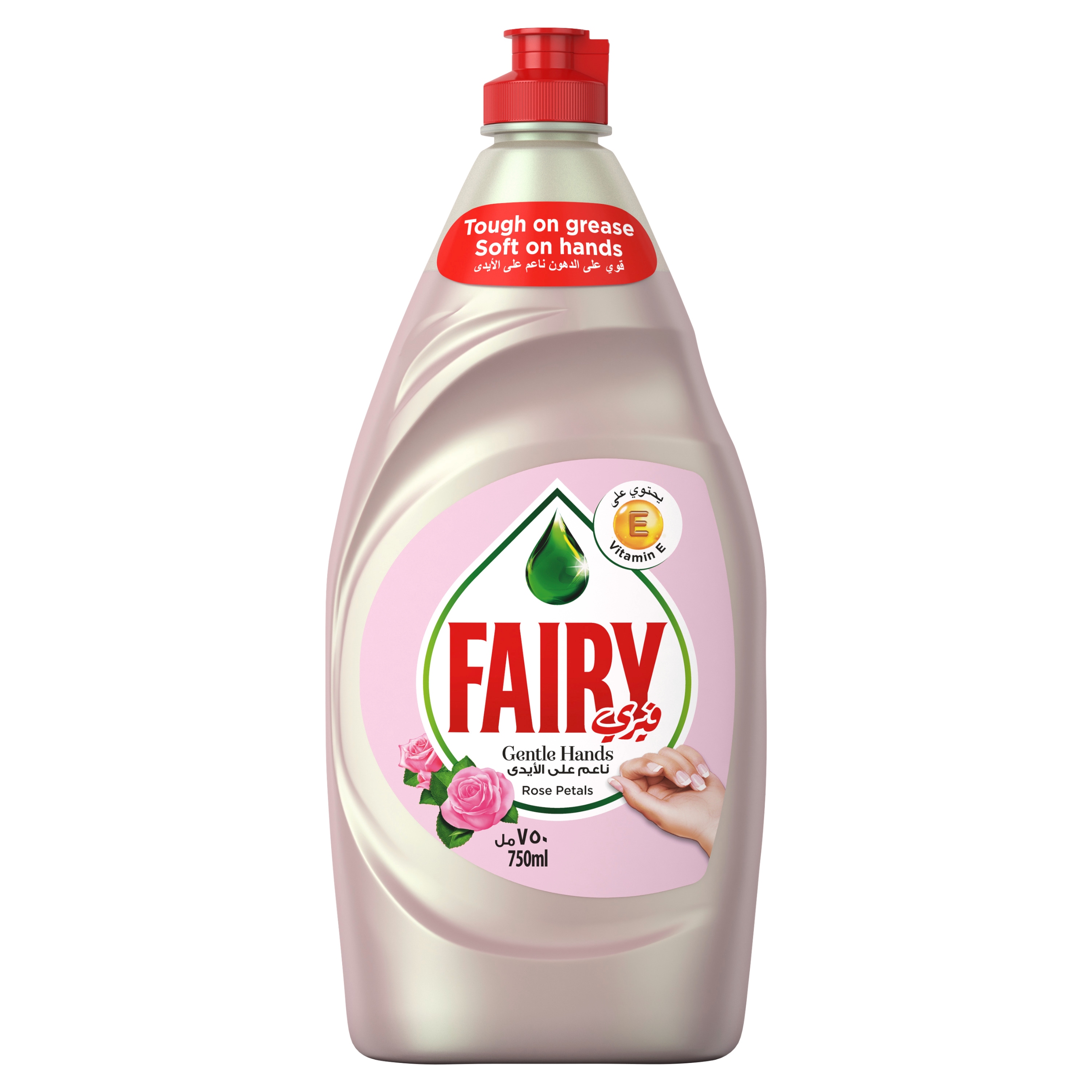 Fairy Gentle Hands Rose Petals Dish Washing Liquid 750ML