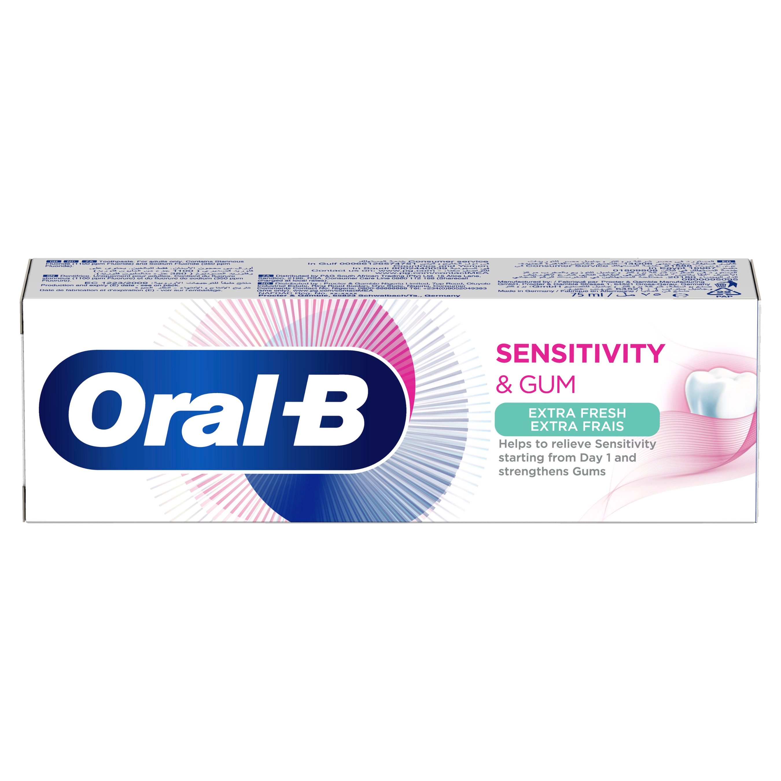 Oral B Sensitivity & Gum Gentle Whitening Toothpaste 75 ml