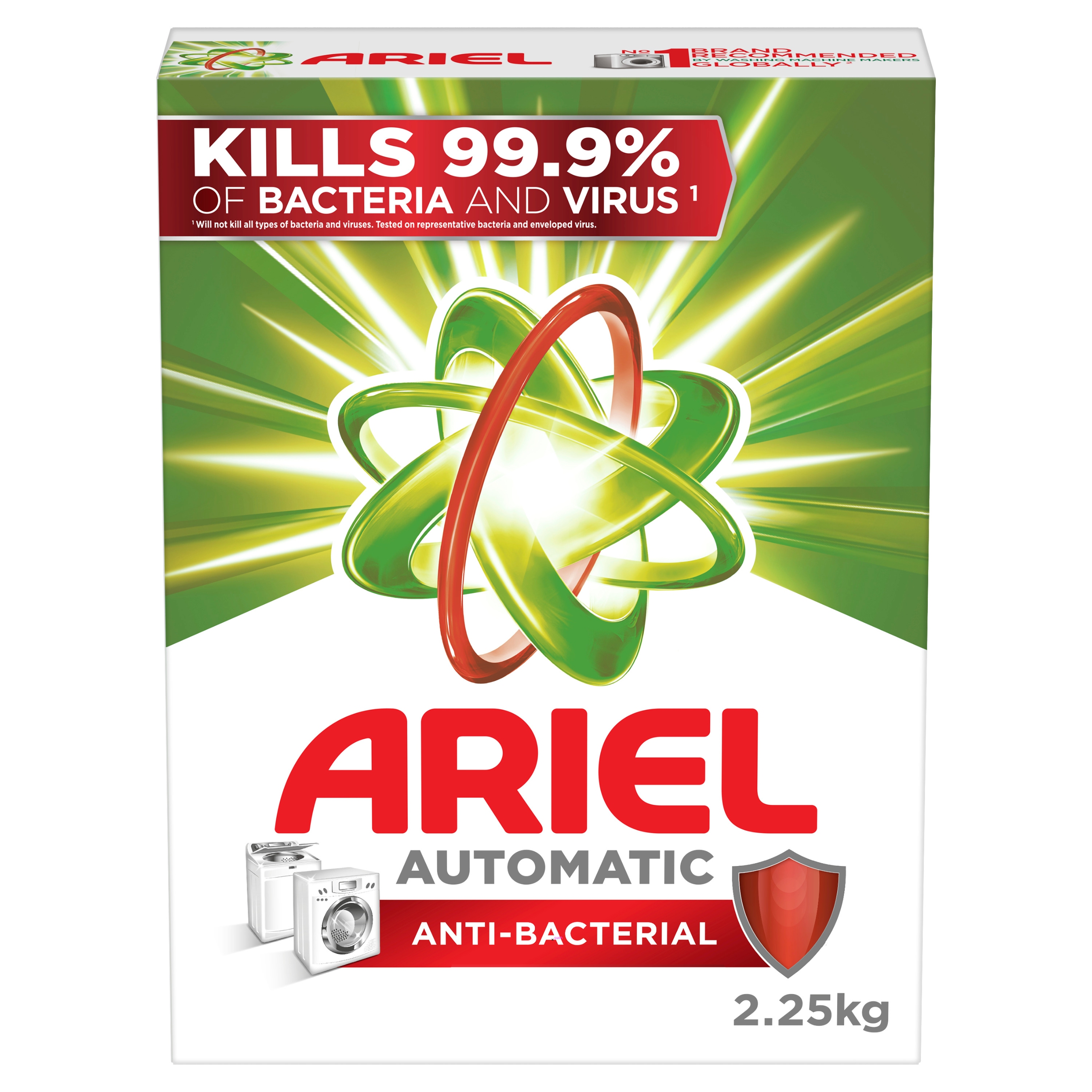 Ariel Automatic Antibacterial Detergetn Powder 2.25 Kg