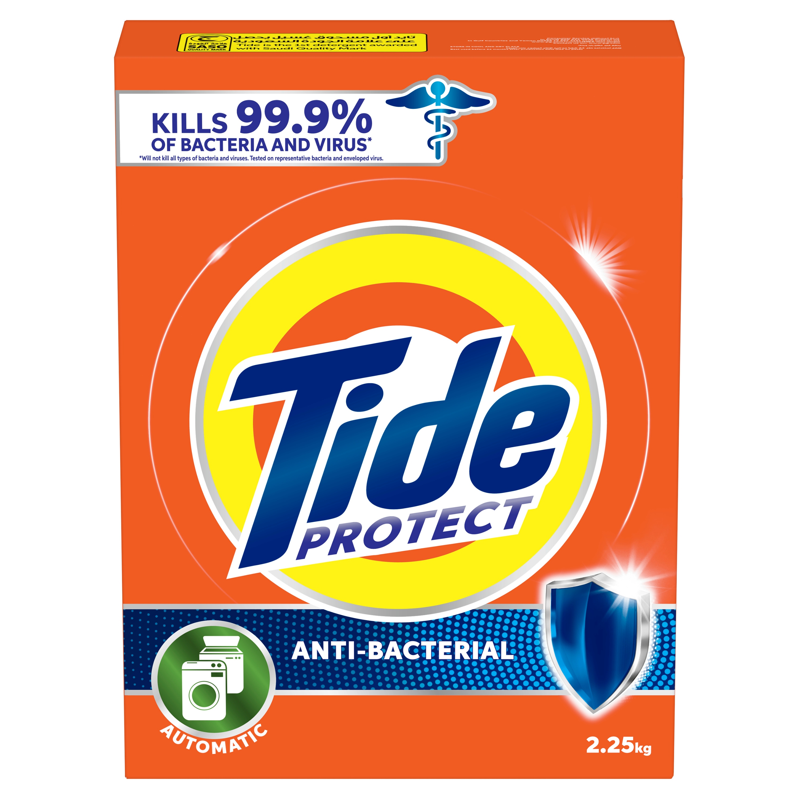 Tide Protect Automatic Antibacterial Detergent Powder 2.25 Kg