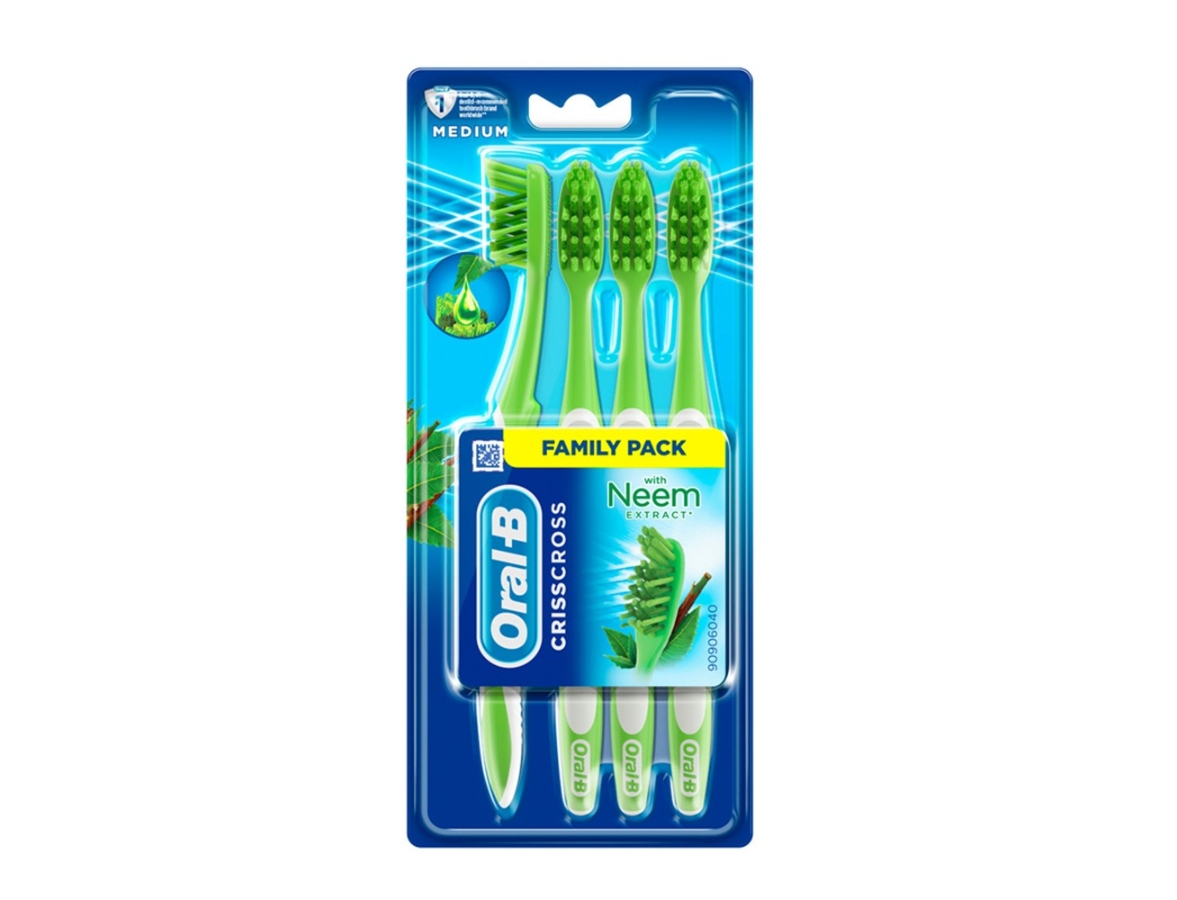 Oral-B Criss-Cross Toothbrush With Neem Extract