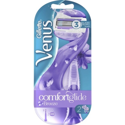 Gillette Venus Breeze Razor 2Up 3 Pieces