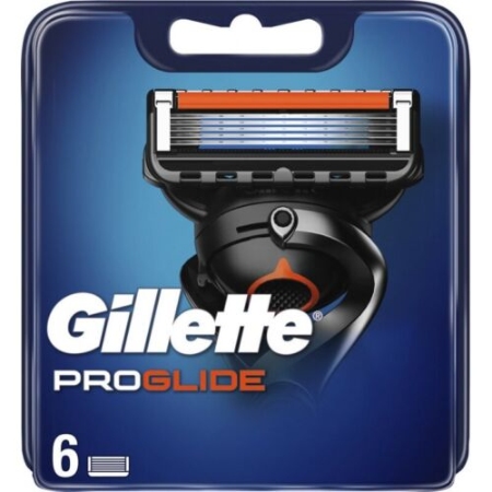 Gillette Fusion Proglide Power Men'S Razor Blade Refills 6 Pieces