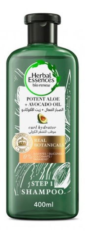 Herbal Essences Potent Aloe+Avocado Oil Step 1 Shampoo 400 ml