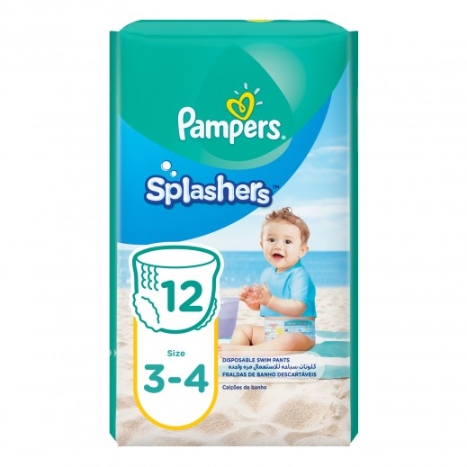 Pampers Splashers Swim Diaper Pants with Leakage protection Size 3-4 (6 -12 kg) 12 Diapers