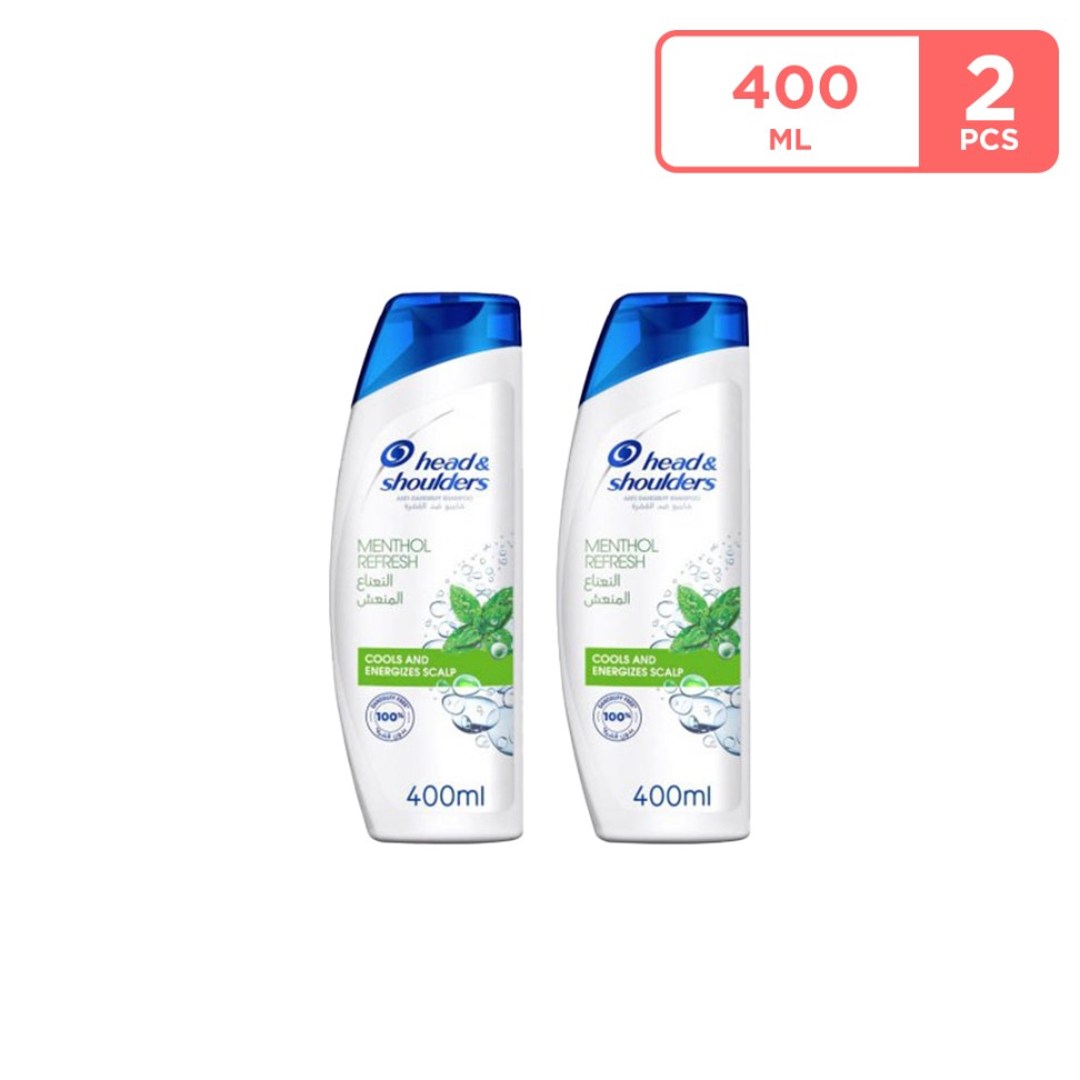 Head & Shoulders Refreshing Shampoo 2x400 ML