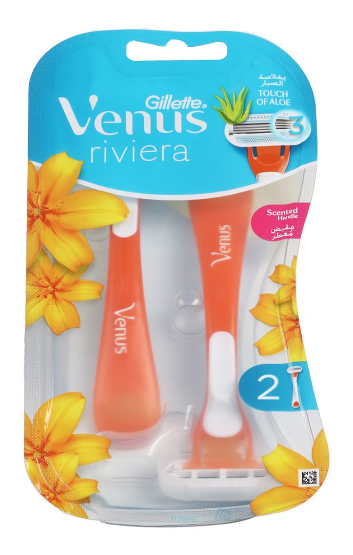 Gillette Venus Riviera 2 Razor 2 Pieces