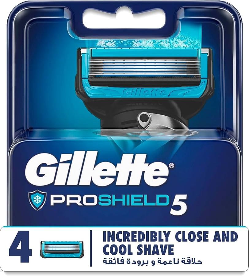 Gillette Fusion Proshield 5 Chill Men'S Razor Blades 4Pcs