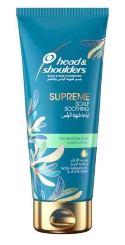 Head & Shoulders Hair Conditioner Supreme Scalp Soothing With Argan Oil 200Ml