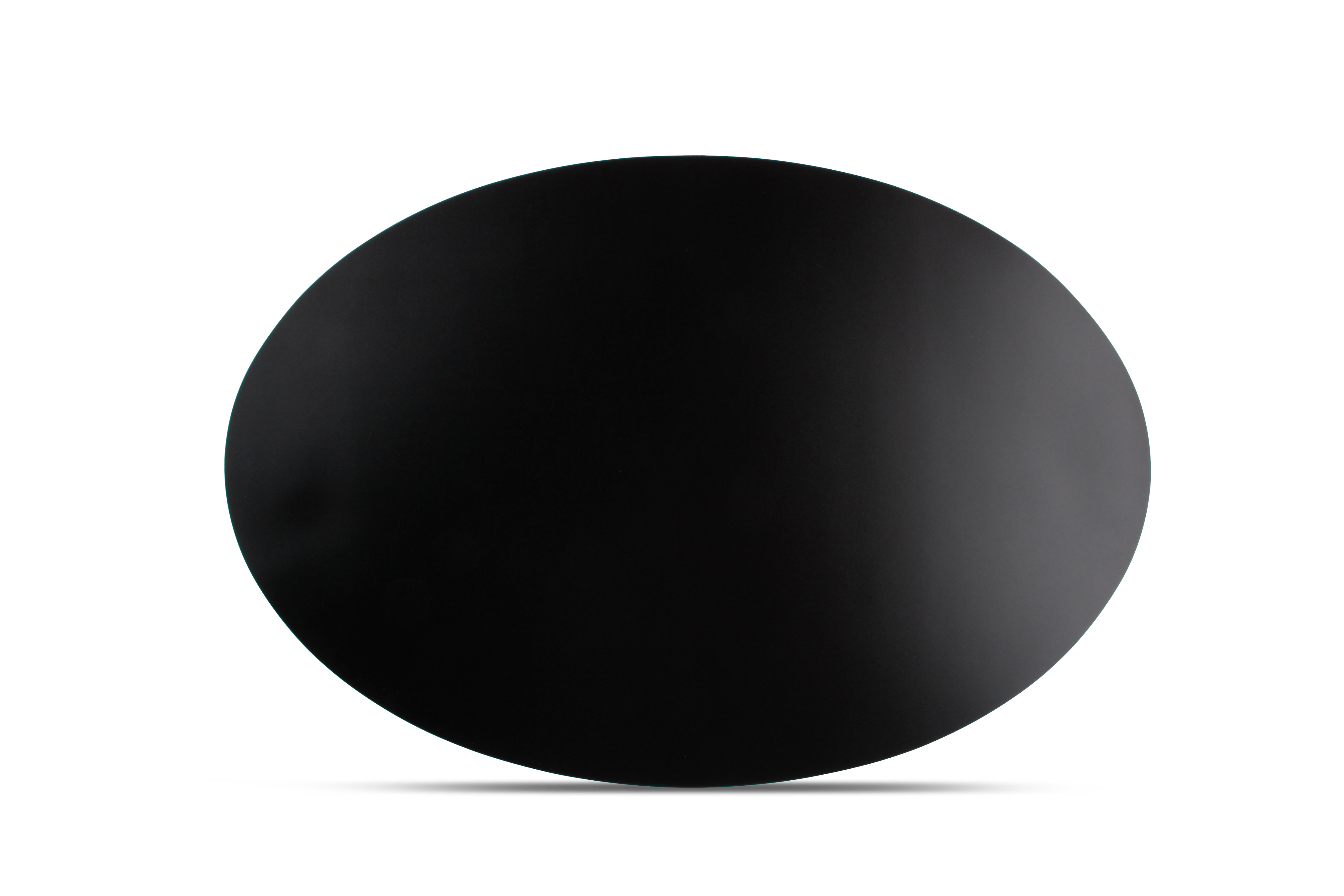 buy-tabletop-oval-shaped-rubber-placemat-45x30-cm-black-online-in