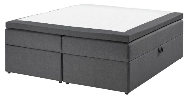 Continental bed 180x200cm GOLD C50 storage Grey-41