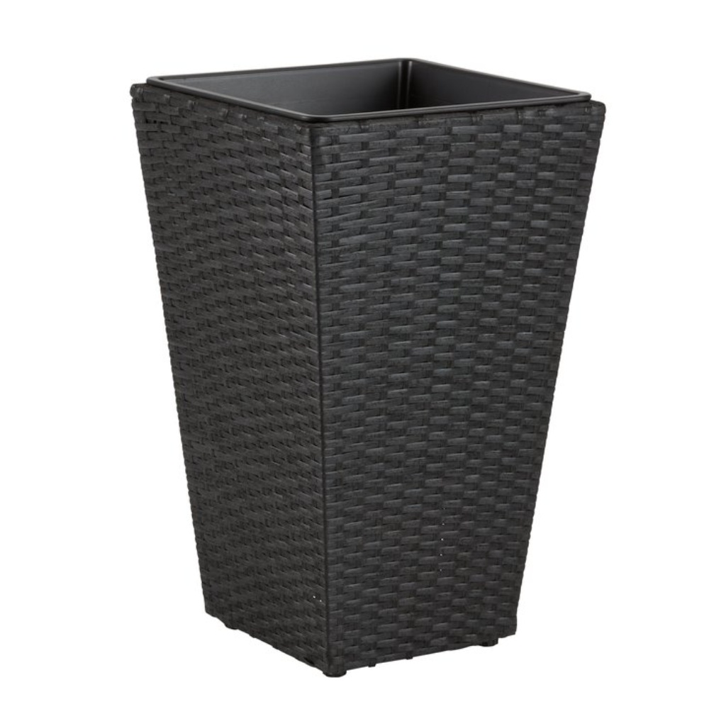 Buy Garden planter BLOMMOR W31xH50 black mat Online From JYSK Kuwait