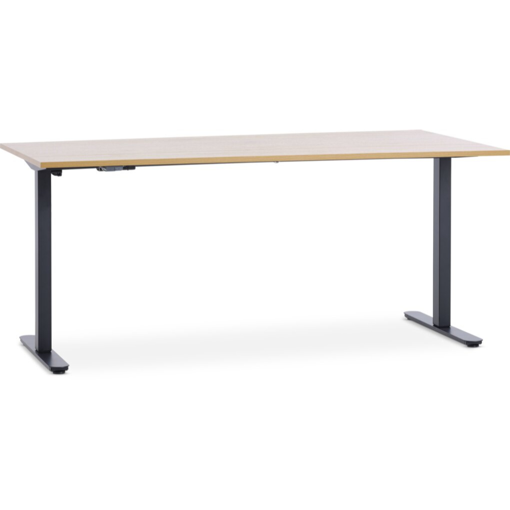 Standing desk SVANEKE 80x160 oak colour/black