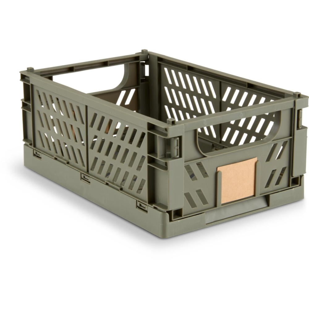 Basket MILAS W16xL25xH10 foldable olive green