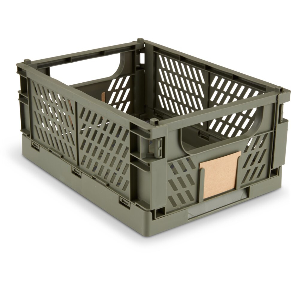 Basket MILAS W25xL34xH15 foldable olive green