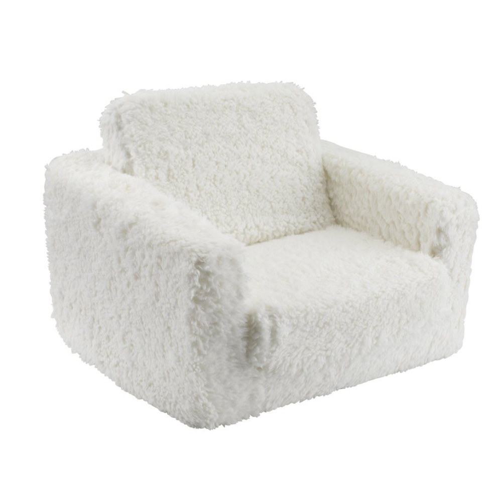 Children's chair MONSTRUP foldable off-white fabric