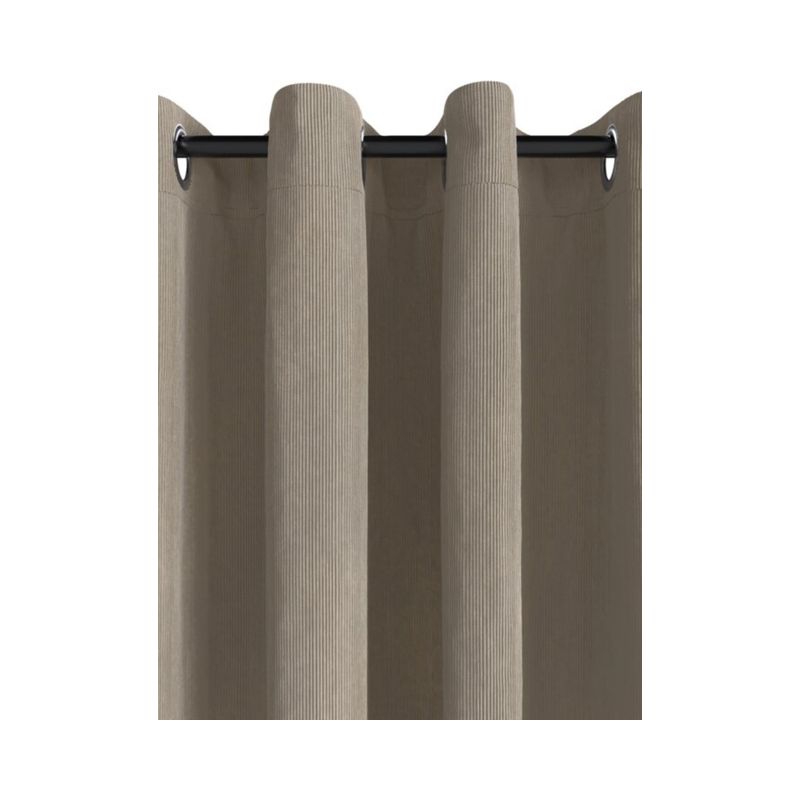 Curtain TOTAK 1x140x300 corduroy dark sand
