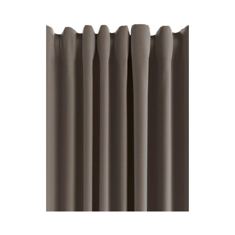 Curtain AUSTRA 1x140x300 velvet brown