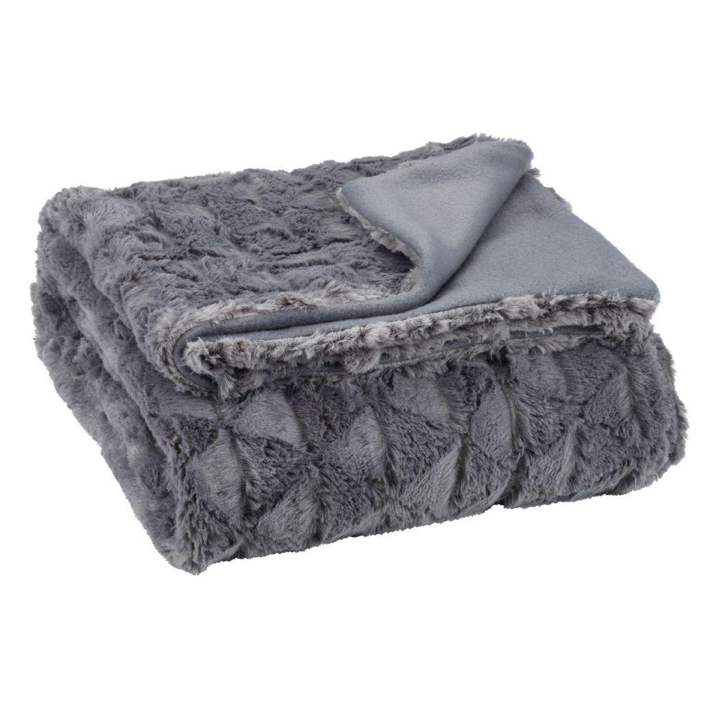 Throw - Bed Blanket Stenros 130x170 cm Grey Color