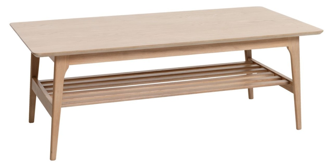 Buy Coffee Table KALBY 60x120 Light Oak Online From JYSK Kuwait