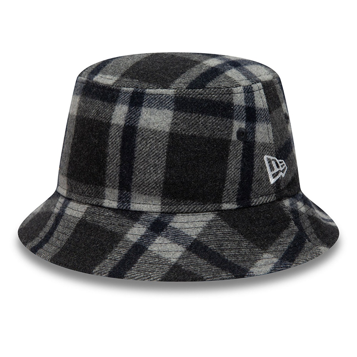 NEW ERA WOOL CHECK BUCKET HAT