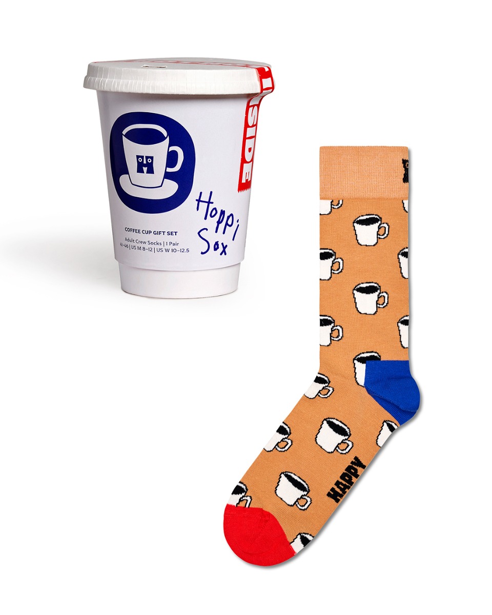 HAPPY SOCKS UNISEX 1-PACK COFFEE CUP GIFT SET