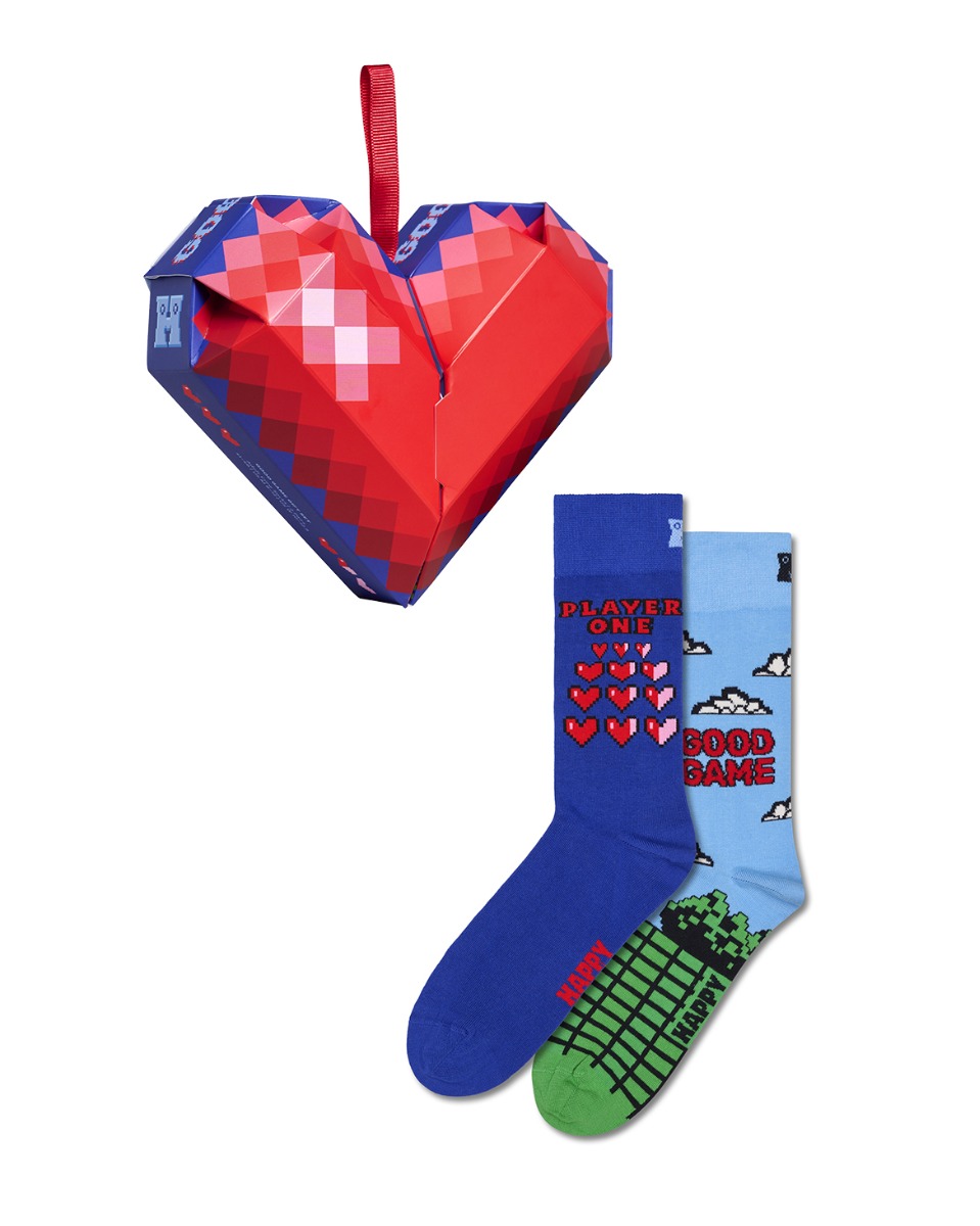 HAPPY SOCKS UNISEX 2-PACK GOOD GAME SOCKS GIFT SET