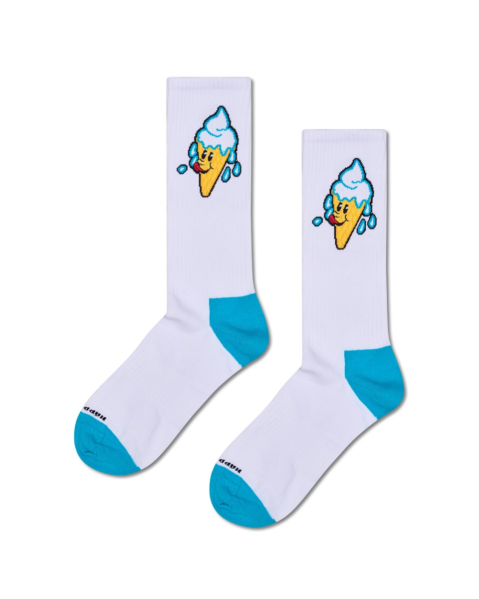 HAPPY SOCKS UNISEX ICE CREAM SNEAKER SOCK