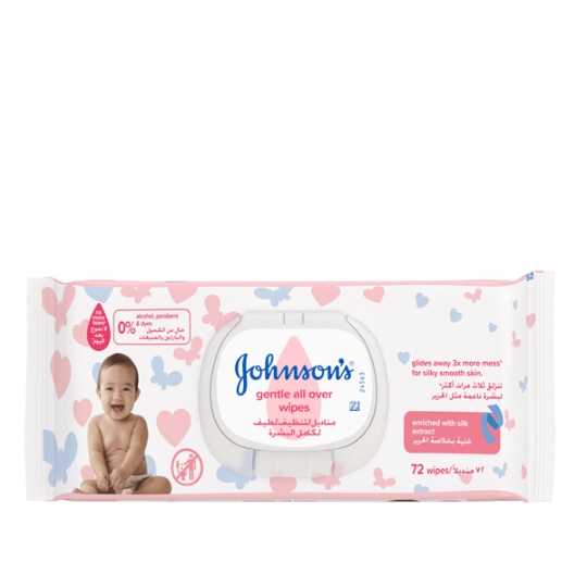 Johnson Baby Skin Care Wipes72