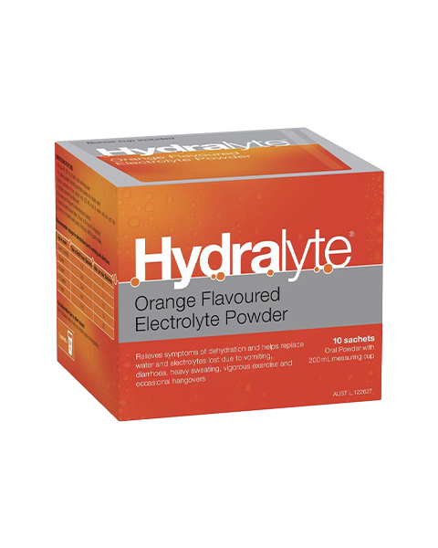 Hydralyte orange 10 sachets