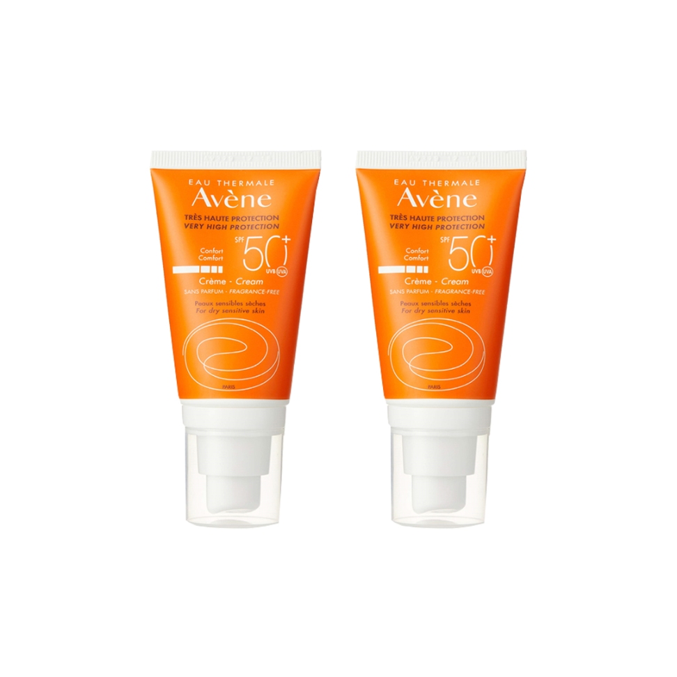 Eau Thermale Avene Fragrance-Free Cream Spf 50+ 2X50ml