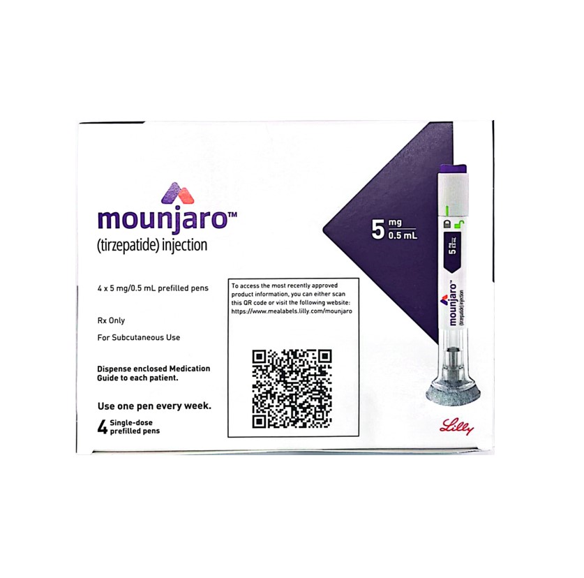 Mounjaro 5mg/0.5ml Sol Injection 4 Prefilled Pens