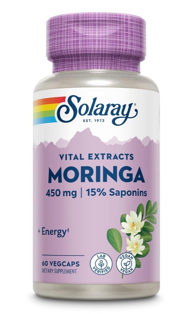 Solaray Moringa Leaf Extract 450 mg 60 Vegcaps