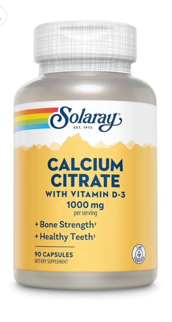 Solaray Calcium Citrate+D 90's