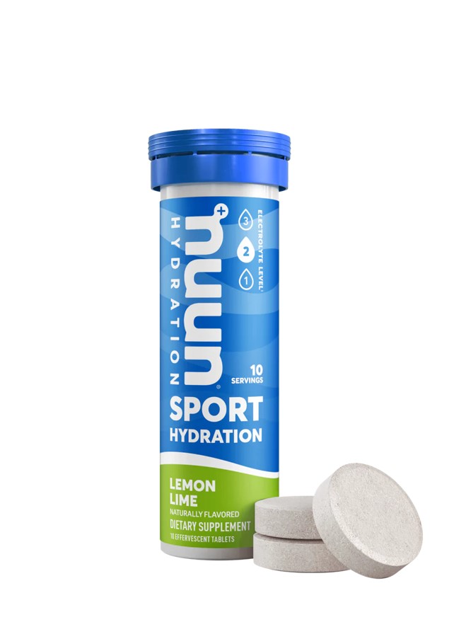 Nuun Sport Hydration 10 Effervescent Tablets Lemon Lime