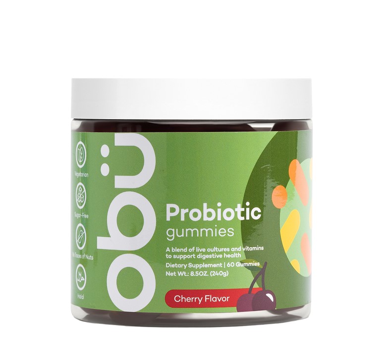 Obu Probiotic 60 Gummies Cherry Flavor