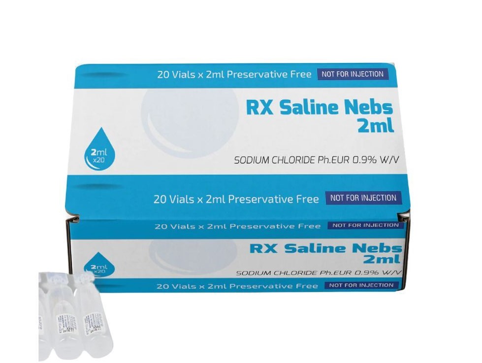 Rx-Saline Nebs 2Ml X 20 Vials